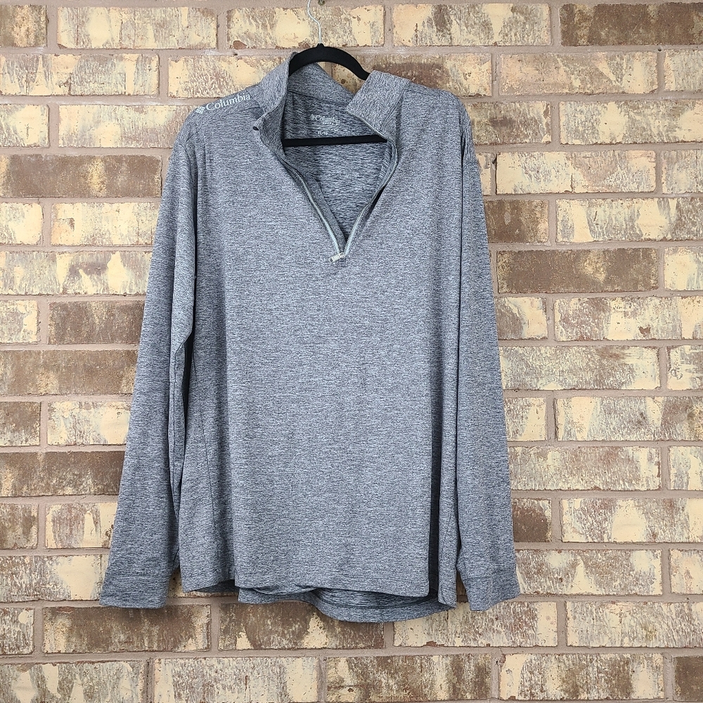 Columbia Golf Quarter Zip Pullover Shirt sz XL